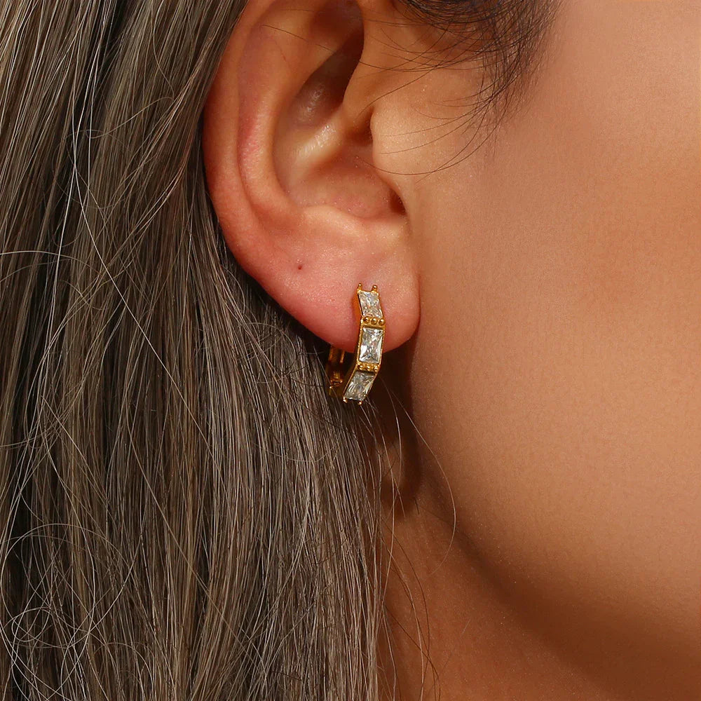 [Raffine]Elira Diamond Earrings