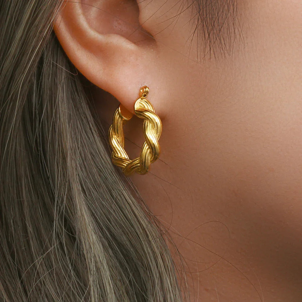 [Raffine]Layla Hoop Earrings