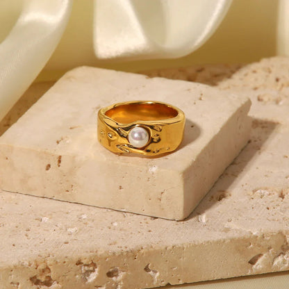 [Raffine]Cerulia Freshwater Pearl Ring