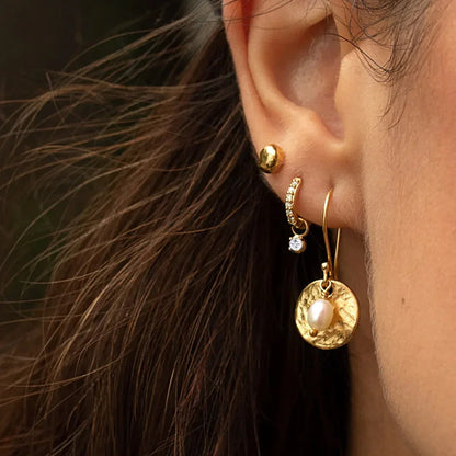[Raffine]Blake Reversible Diamond Hoops
