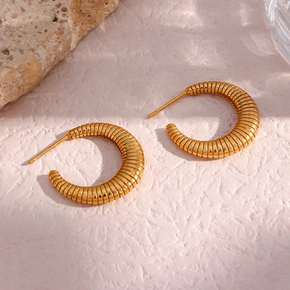 [Raffine]Bailey Hoop Earrings