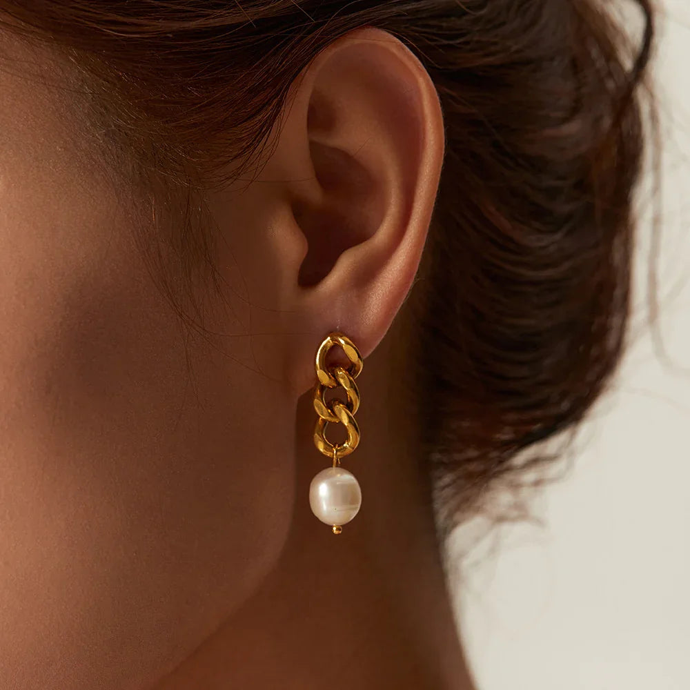 [Raffine]Lumina Pearl Earrings