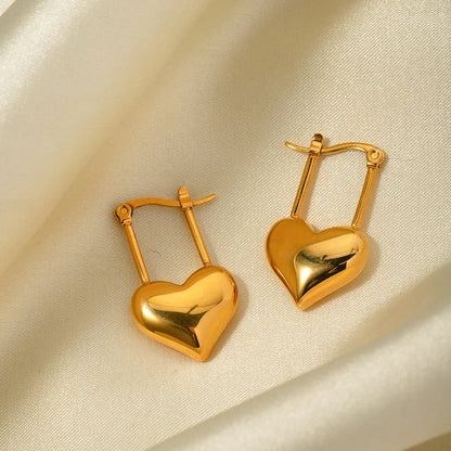 [Raffine]Jessamine Heart Earrings
