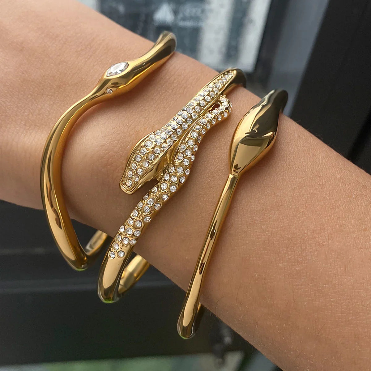 [Raffine]Vinny Gold Bangle