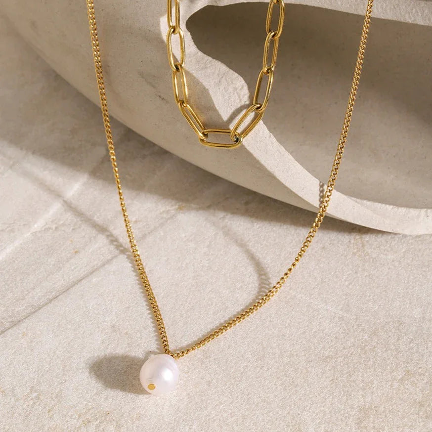 [Raffine]Undine Freshwater Pearl Necklace
