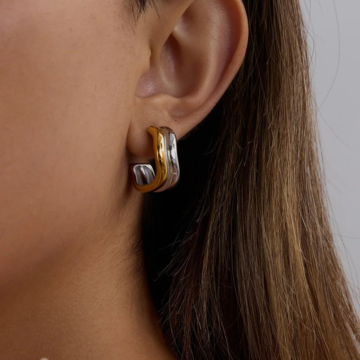 [Raffine]Double Curve Hoops