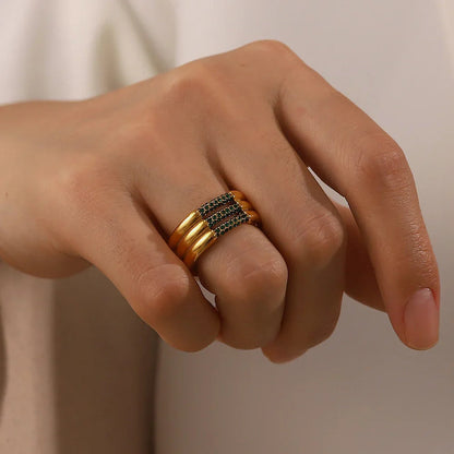 [Raffine]Serenity Diamond Gold Ring