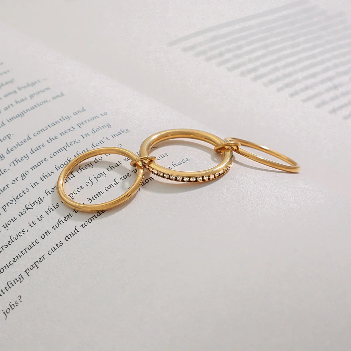 [Raffine]Divine Diamond Ring Stack