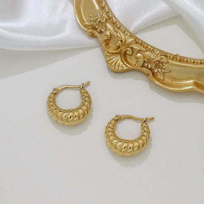 [Raffine]Croissant Hoop Earrings