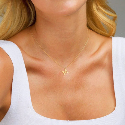 [Raffine]Therese Letter Initial Gold Necklace