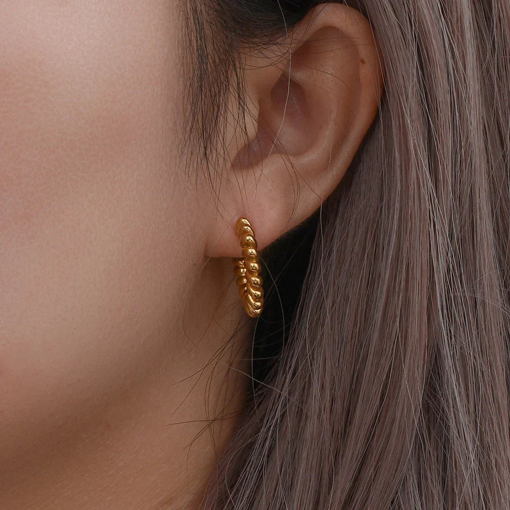 [Raffine]Brynlee Twisted Earrings
