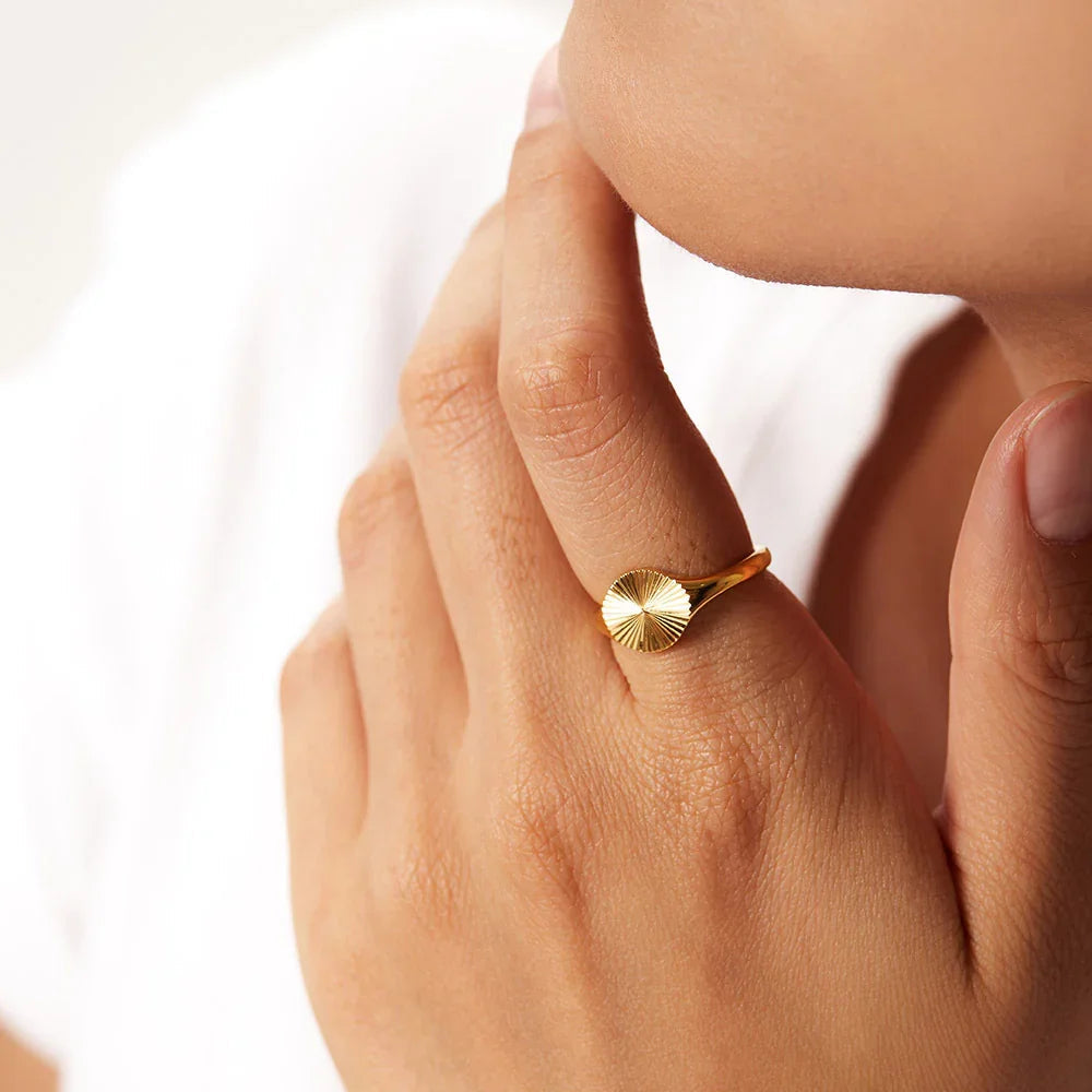 [Raffine]Cyna Gold Ring