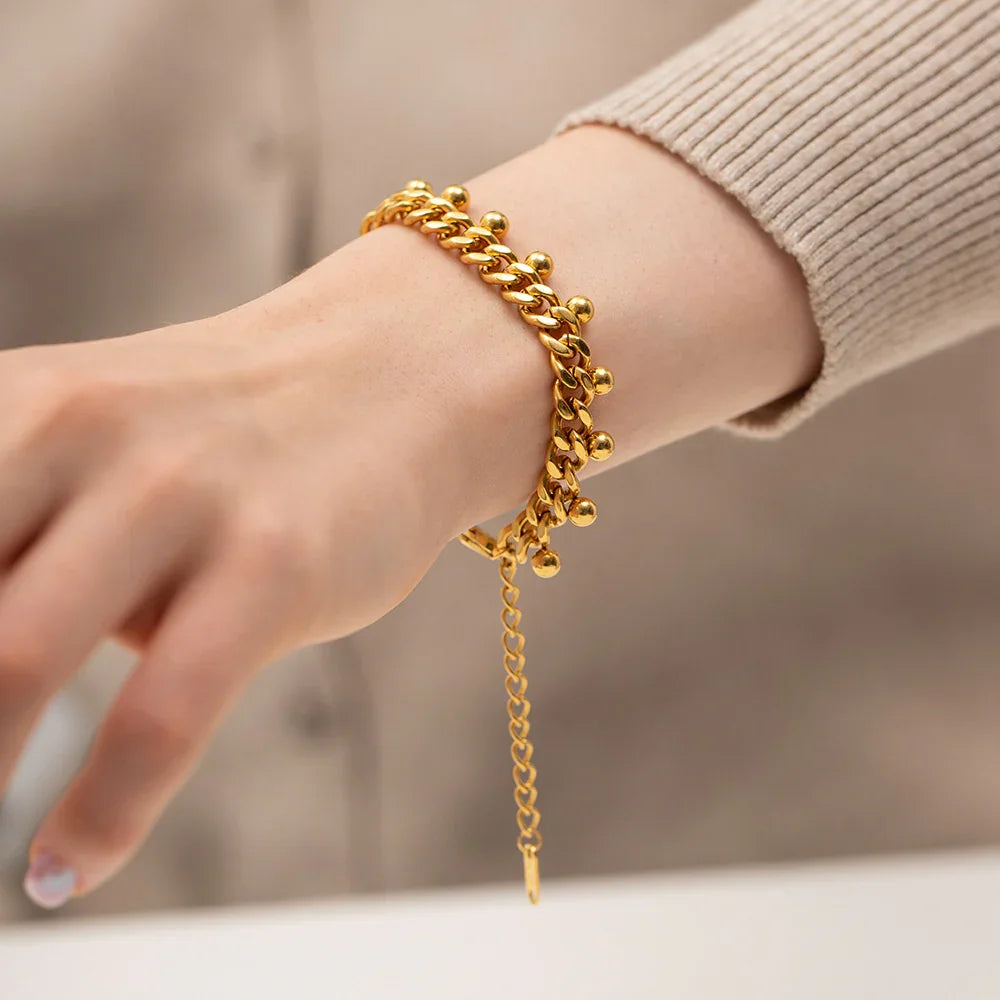 [Raffine]Felicity Gold Chain Bracelet