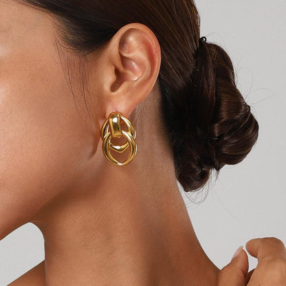 [Raffine]Zoey Gold Earrings