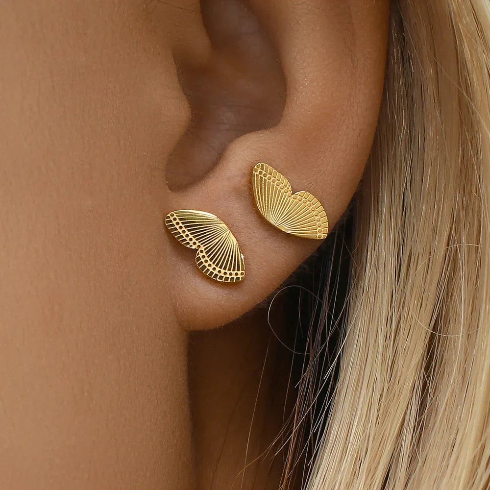 [Raffine]Lilac Gold Earrings