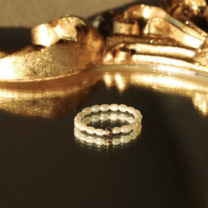 [Raffine]Aurora Pearl Band Ring