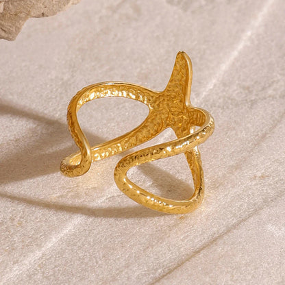 [Raffine]Aurelie Gold Starfish Ring
