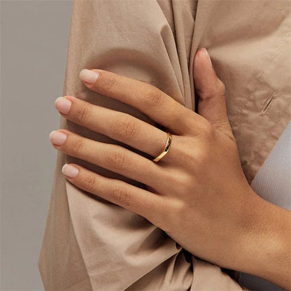[Raffine]Sasha Geometric Gold Ring