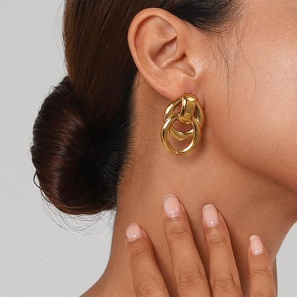 [Raffine]Zoey Gold Earrings