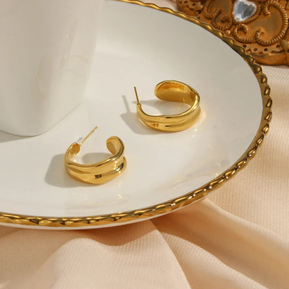 [Raffine]Emily Wave Earrings