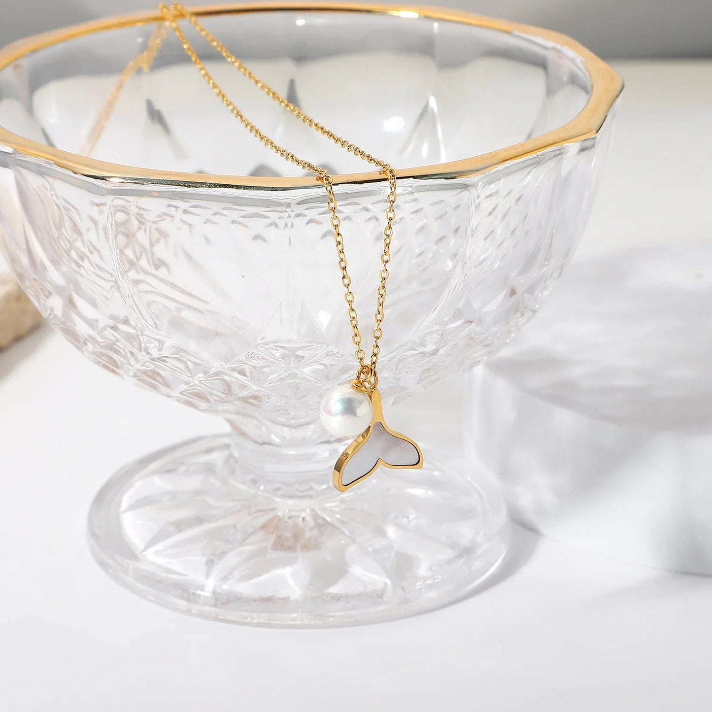 [Raffine]Mermaid Freshwater Pearl Necklace