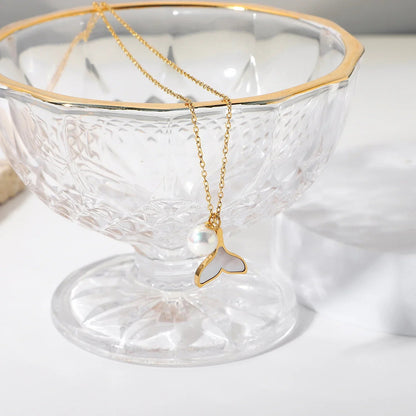 [Raffine]Mermaid Freshwater Pearl Necklace