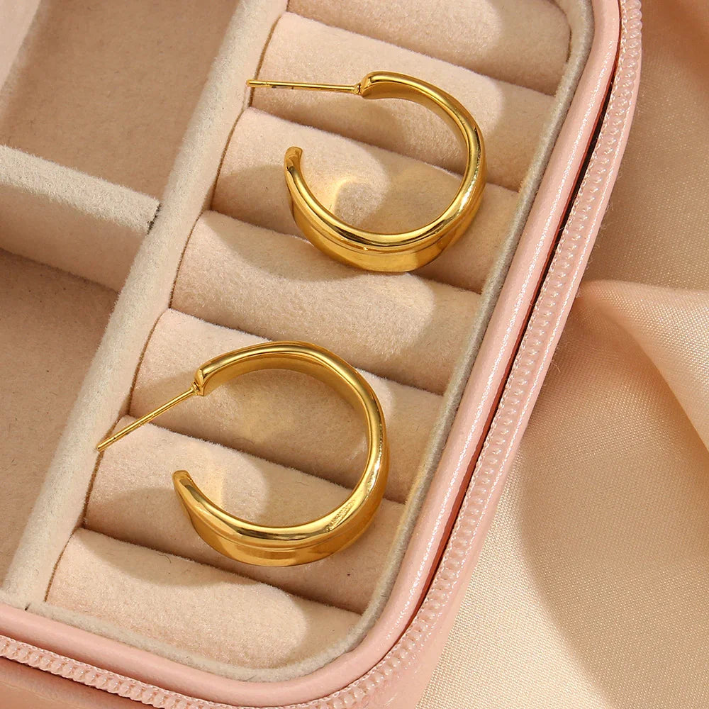[Raffine]Emily Wave Earrings