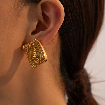 [Raffine]Marigold Gold Earrings