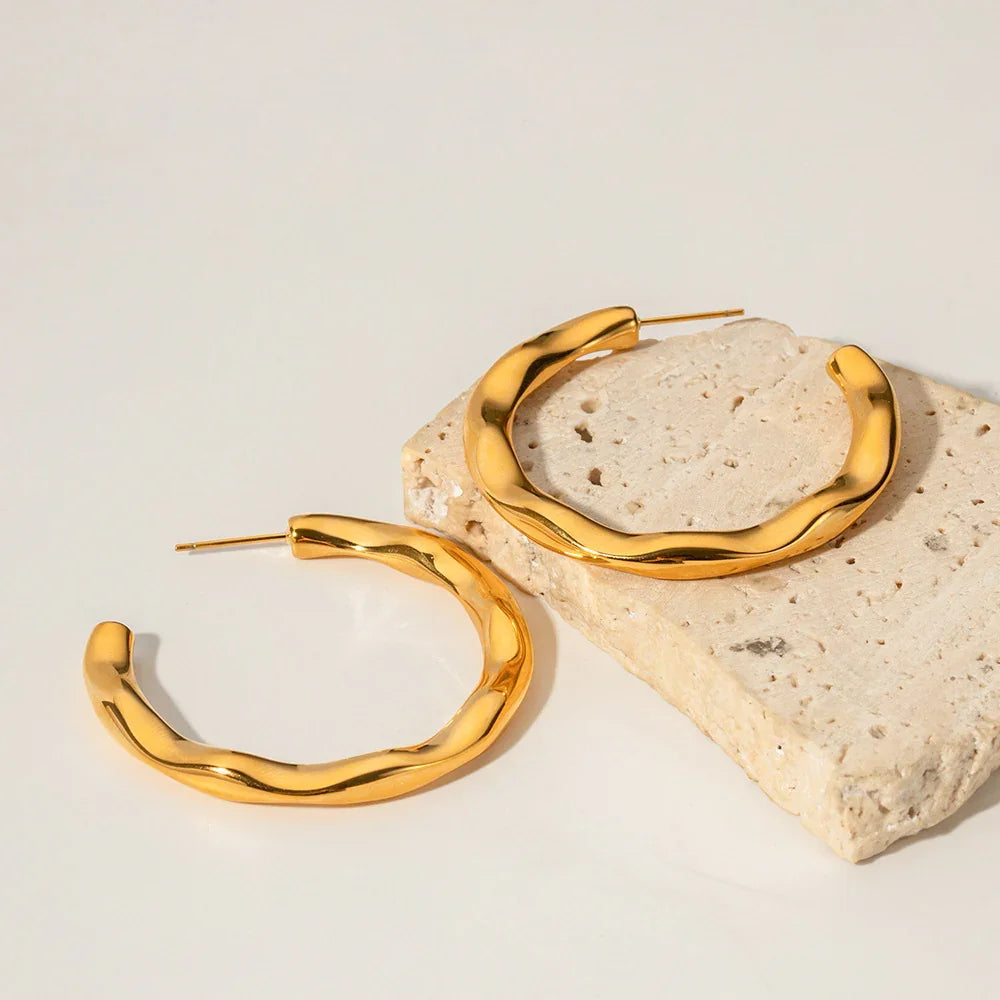 [Raffine]Riley Gold Earrings