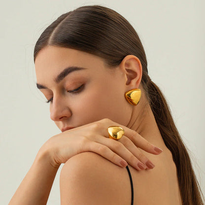 [Raffine]Reagan Gold Earrings