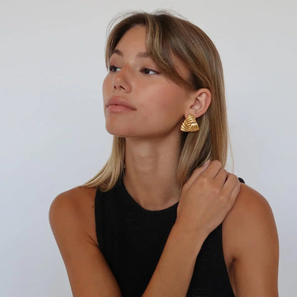 [Raffine]Brigitte Gold Earrings