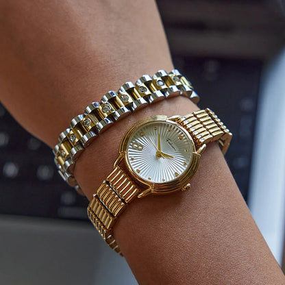 [Raffine]Gold Watchband Bracelet
