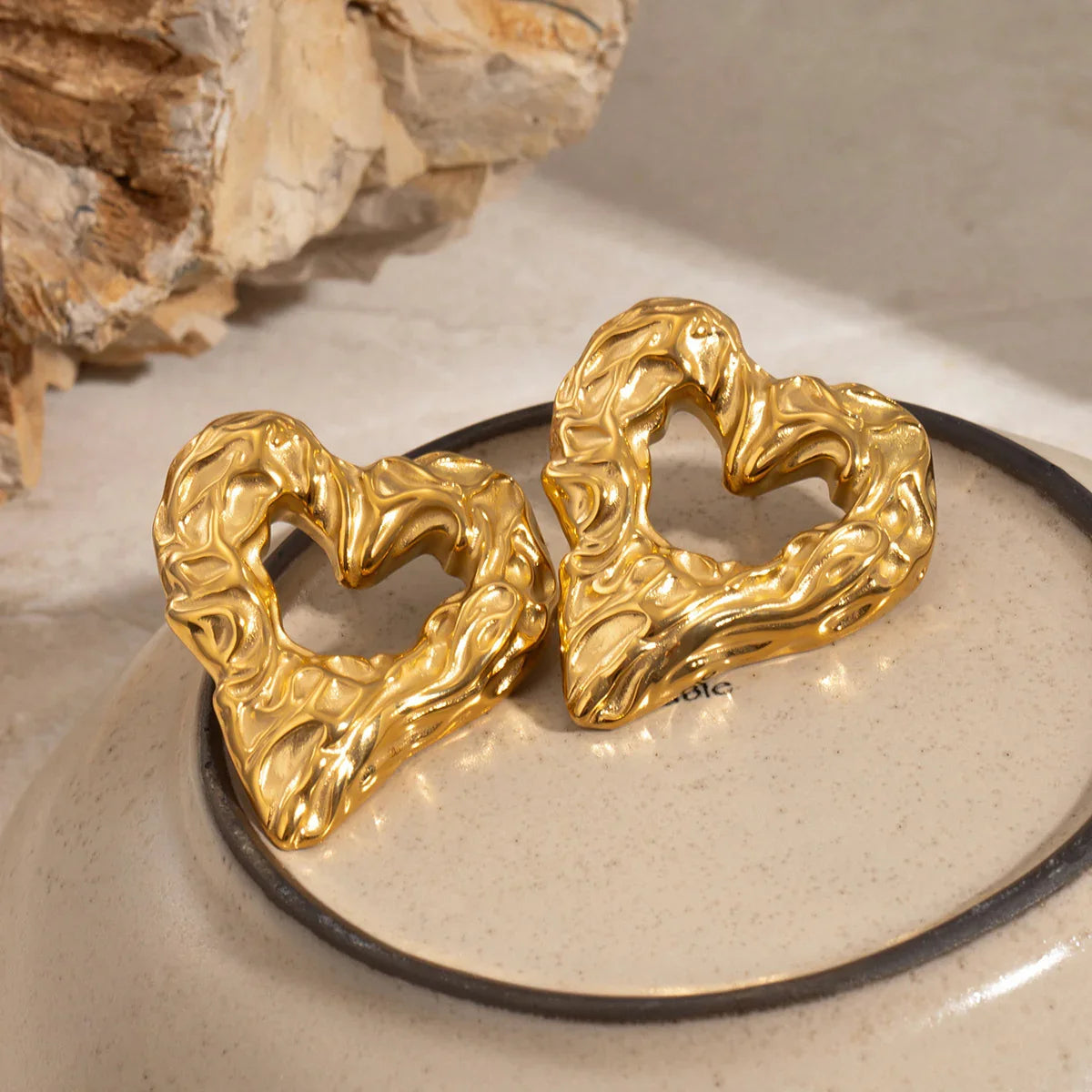 [Raffine]Helene Heart Earrings