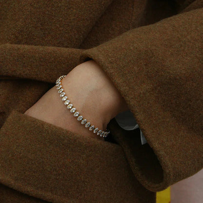[Raffine]Wisteria Diamond Tennis Bracelet