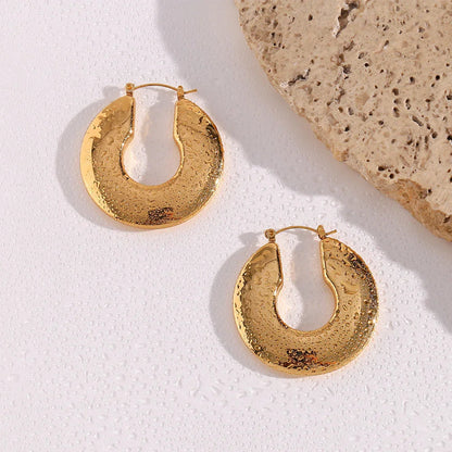 [Raffine]Kayleigh Chunky Hoop Earrings