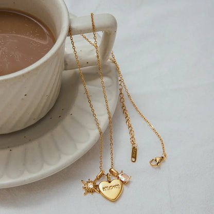 [Raffine]A Mother's Appreciation Gold Locket