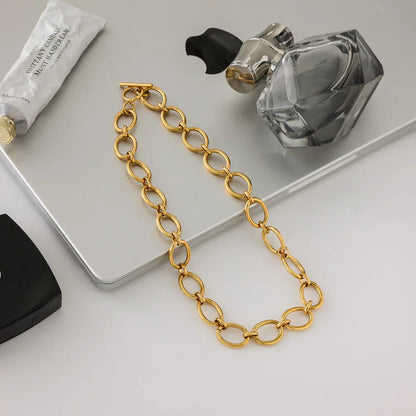 [Raffine]Cielle Chunky Gold Chain Necklace