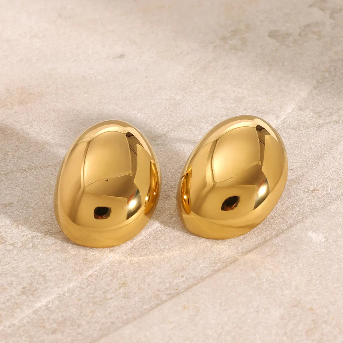 [Raffine]Callista Gold Bean Earrings