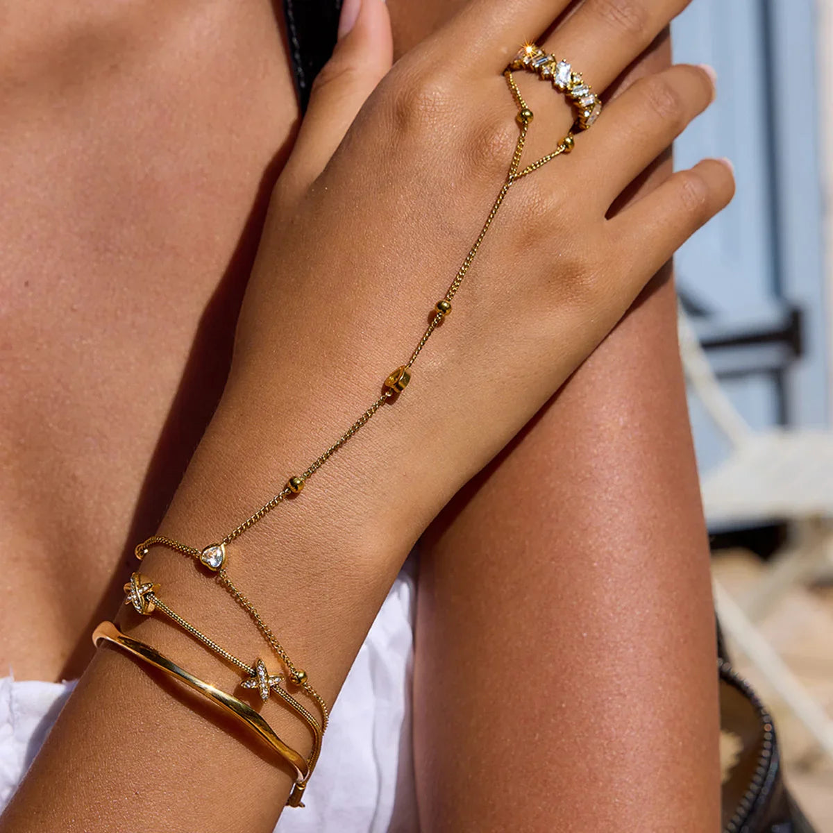 [Raffine]Haisley Gold Bangle