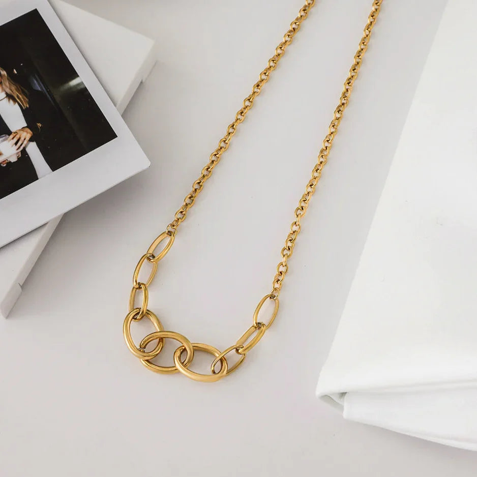 [Raffine]Renelle Gold Chain Necklace