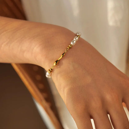 [Raffine]Dominique Freshwater Pearl Bracelet