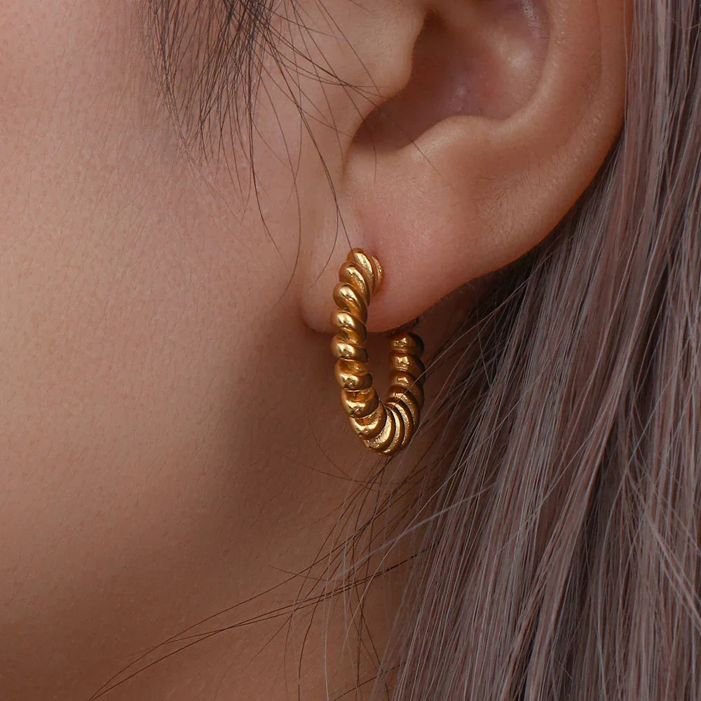 [Raffine]Brynlee Twisted Earrings