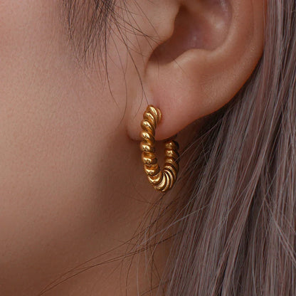 [Raffine]Brynlee Twisted Earrings