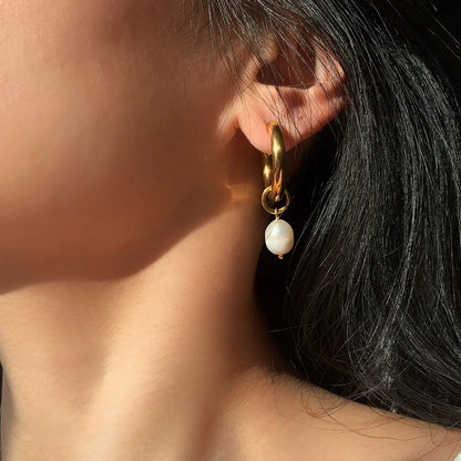 [Raffine]Stella Pearl Earrings