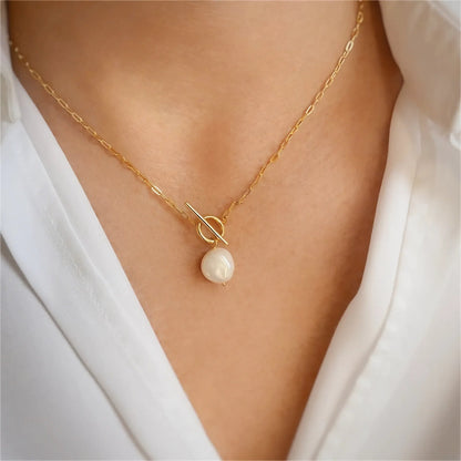 [Raffine]Aphrodite Freshwater Pearl Necklace