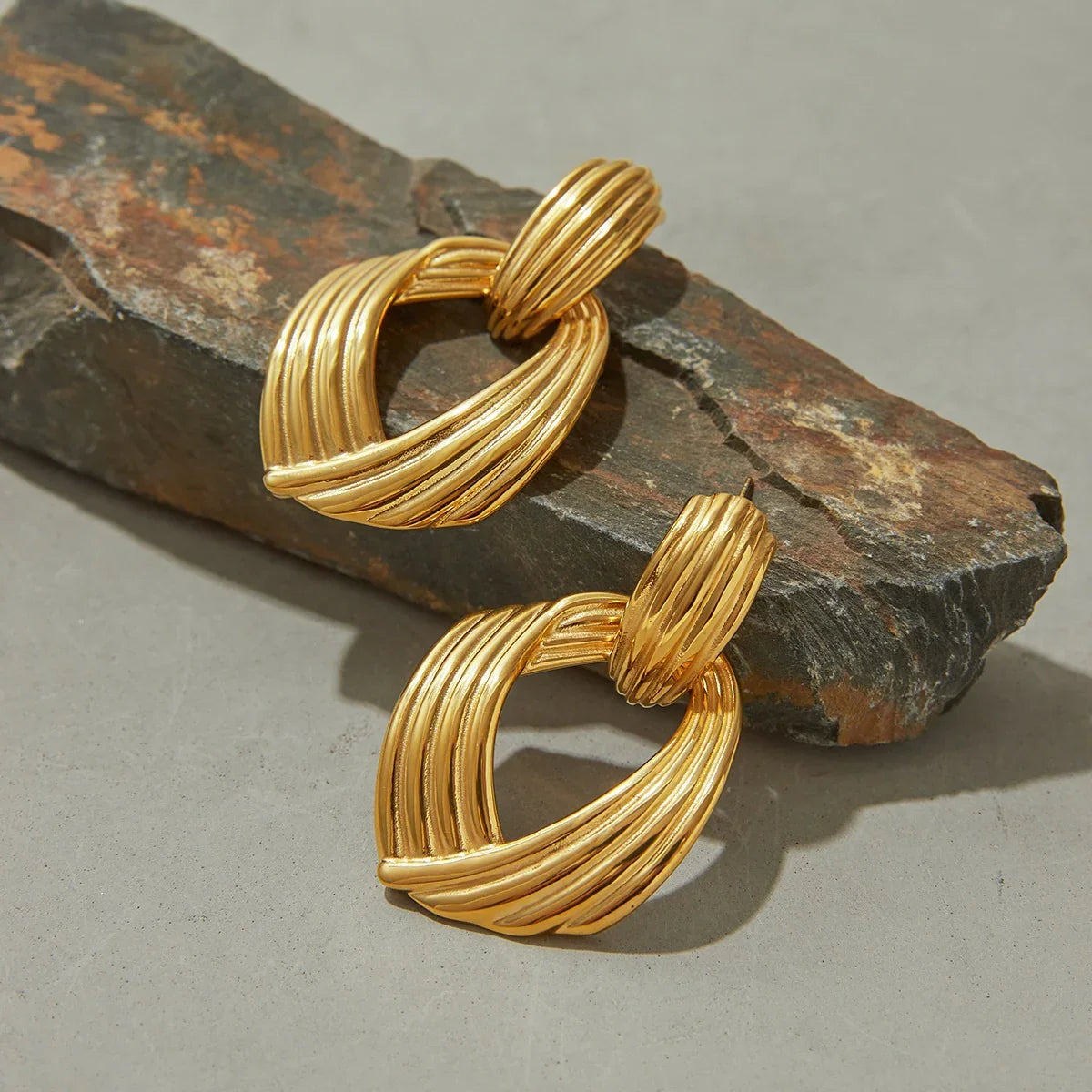 [Raffine]Selma Gold Knot Earrings