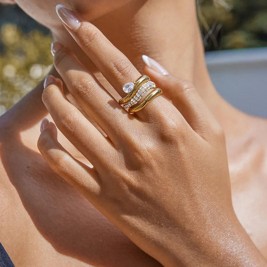 [Raffine]Noemi Curated Ring Stack Collection