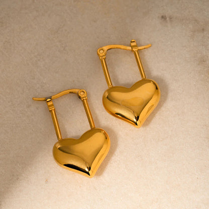 [Raffine]Jessamine Heart Earrings