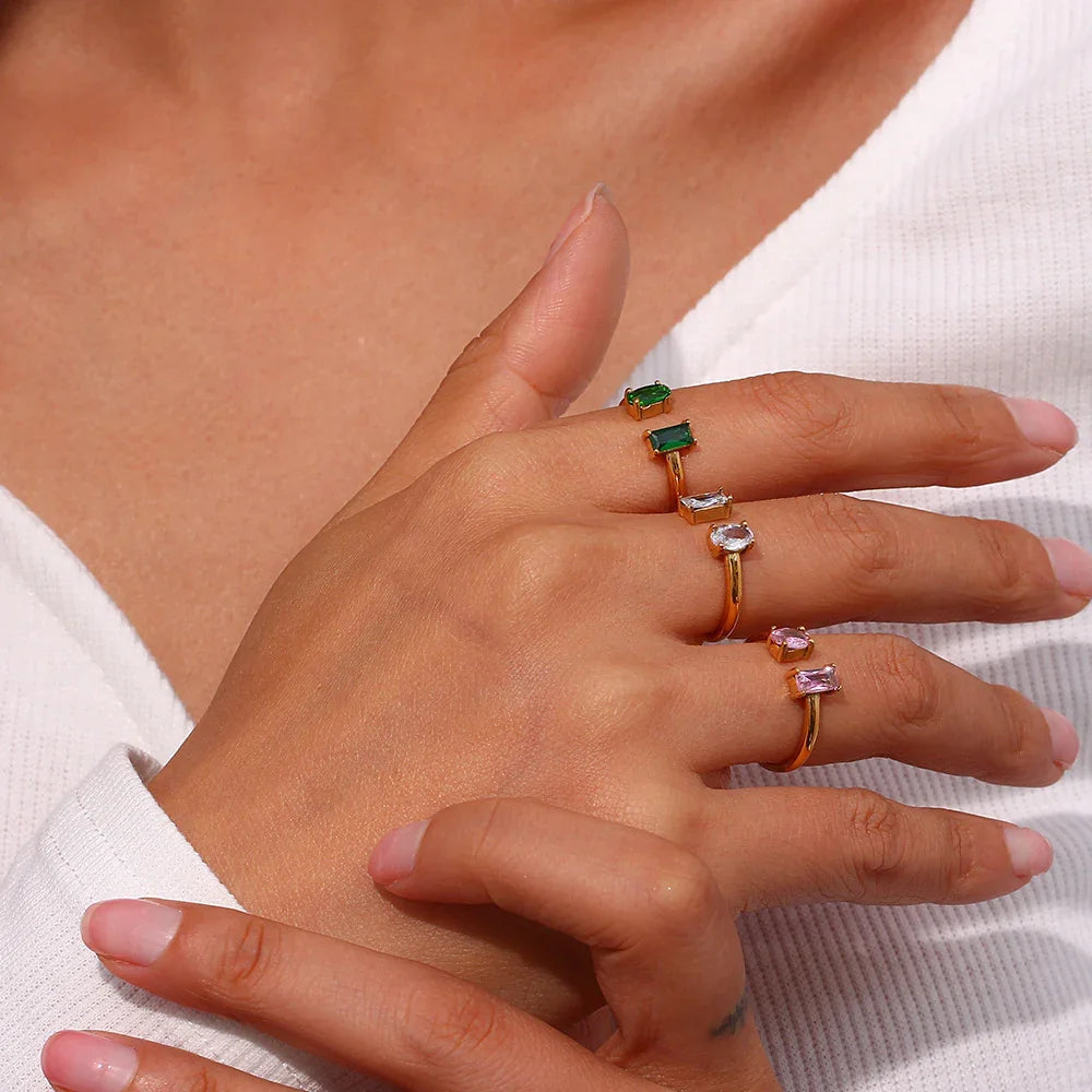 [Raffine]Fedilia Gemstone Ring