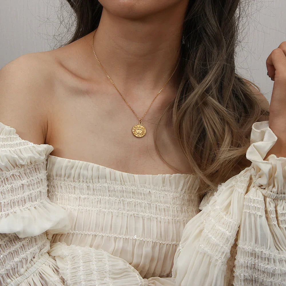 [Raffine]Soleil Gold Necklace